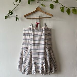 Saks Fifth Avenue Striped Dress Size L